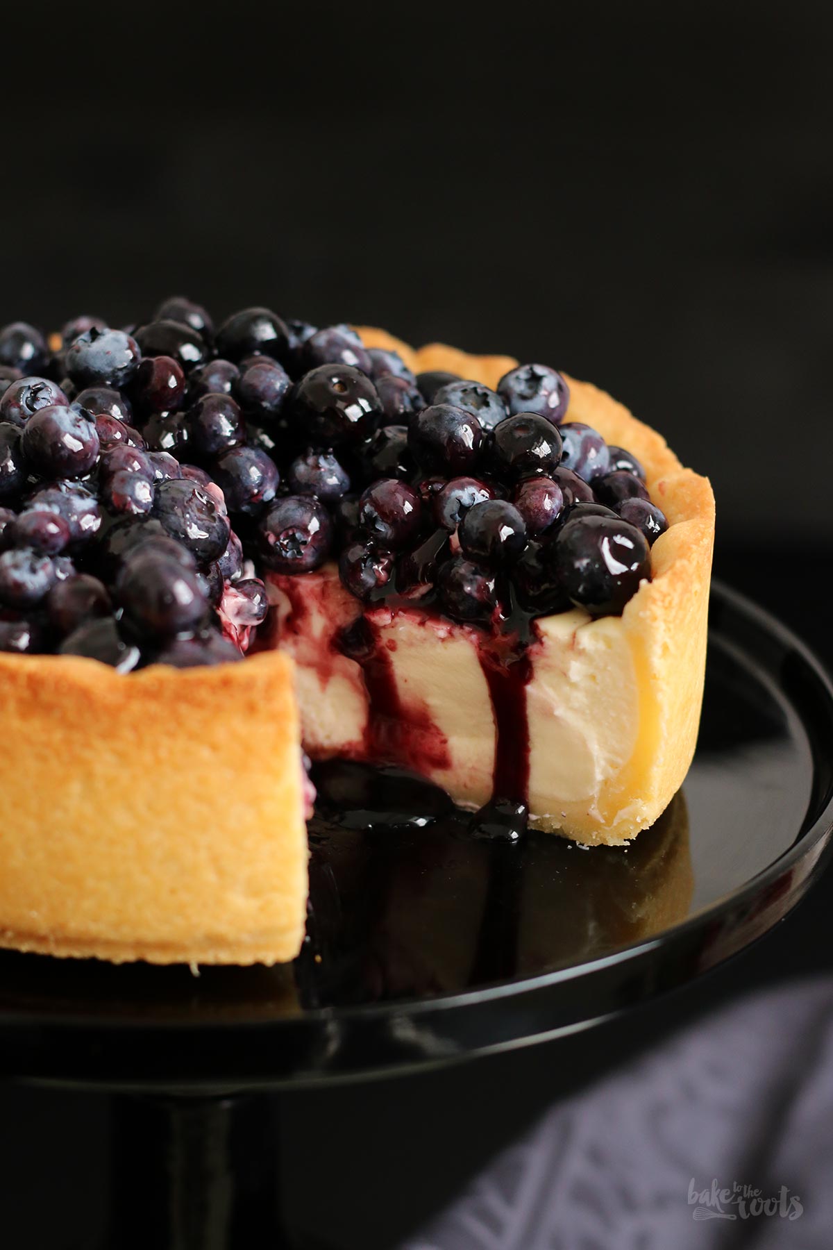 Heidelbeeren Käsekuchen | Bake to the roots
