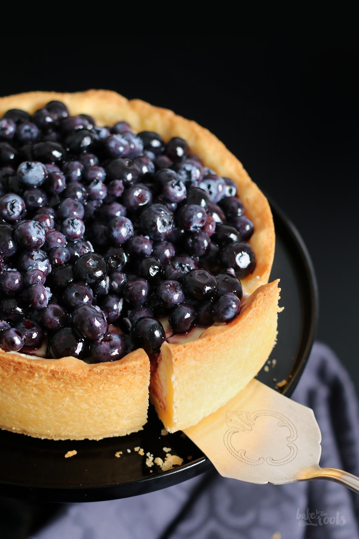 Heidelbeeren Käsekuchen | Bake to the roots