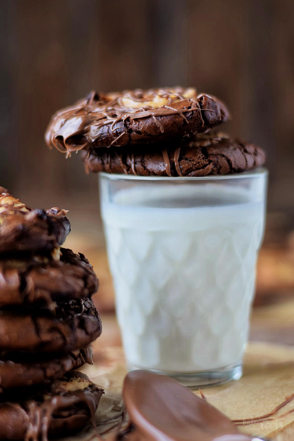 Brownie Peanut Butter Cookies by Knusperstübchen