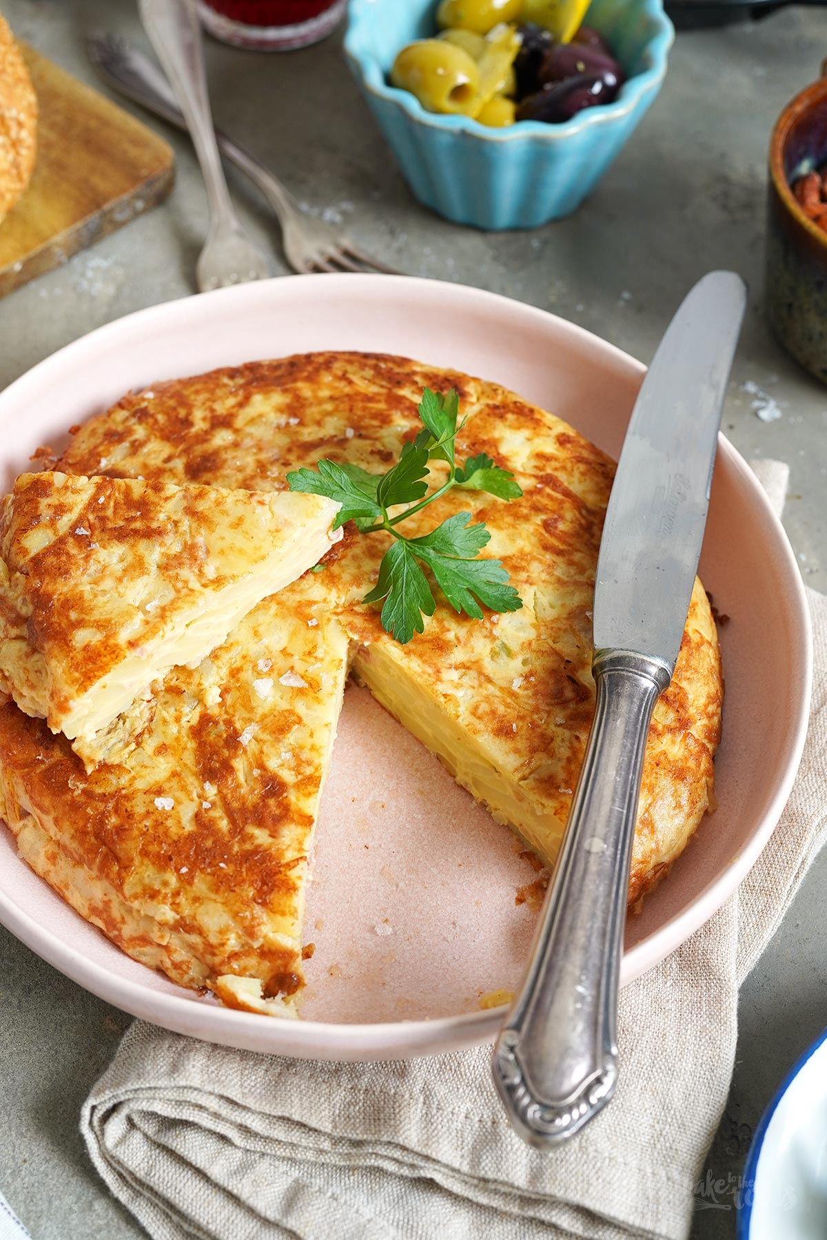 Tortilla de Patatas Española | Bake to the roots