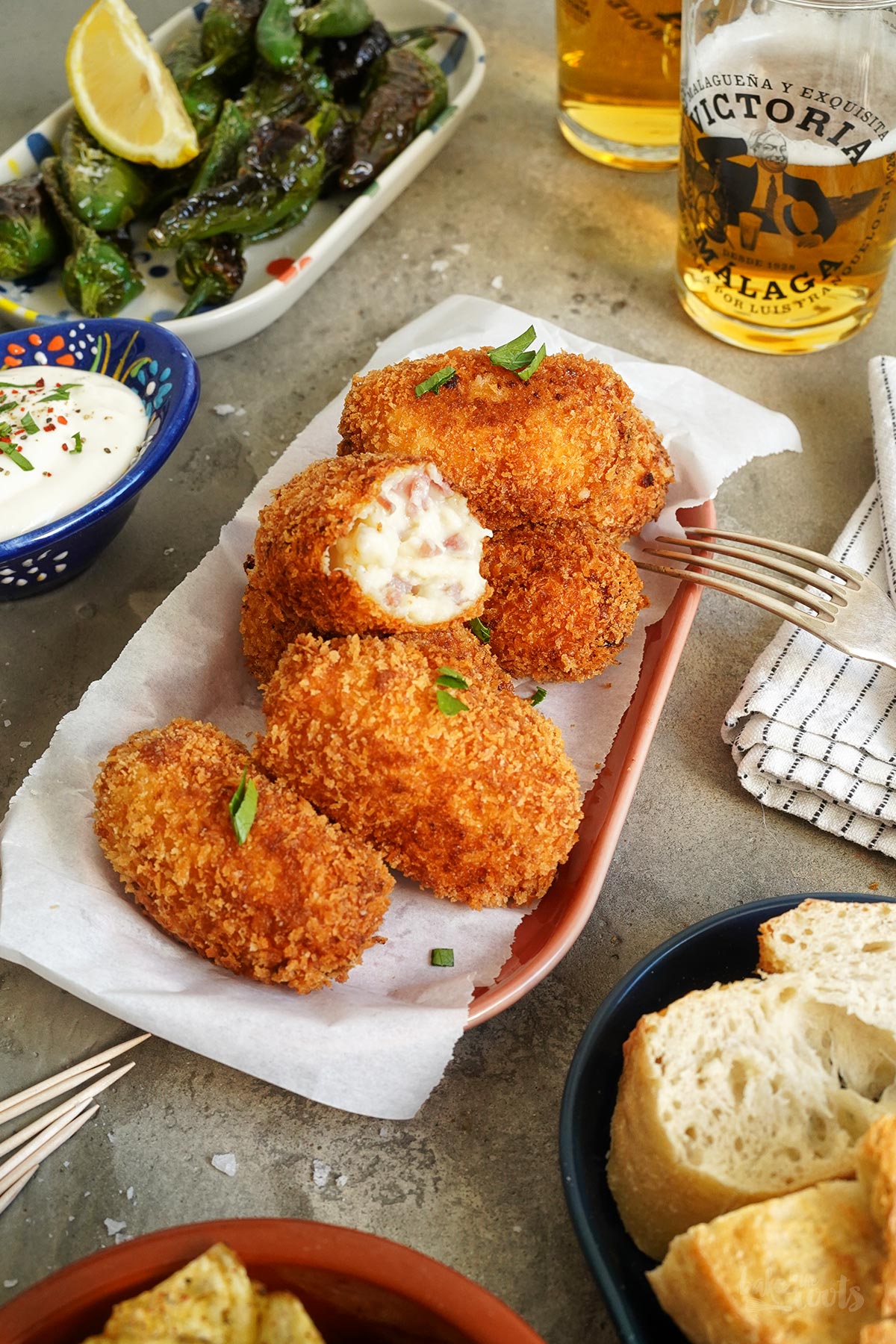 Croquetas de Jamón – a classic Tapas dish! | Bake to the roots