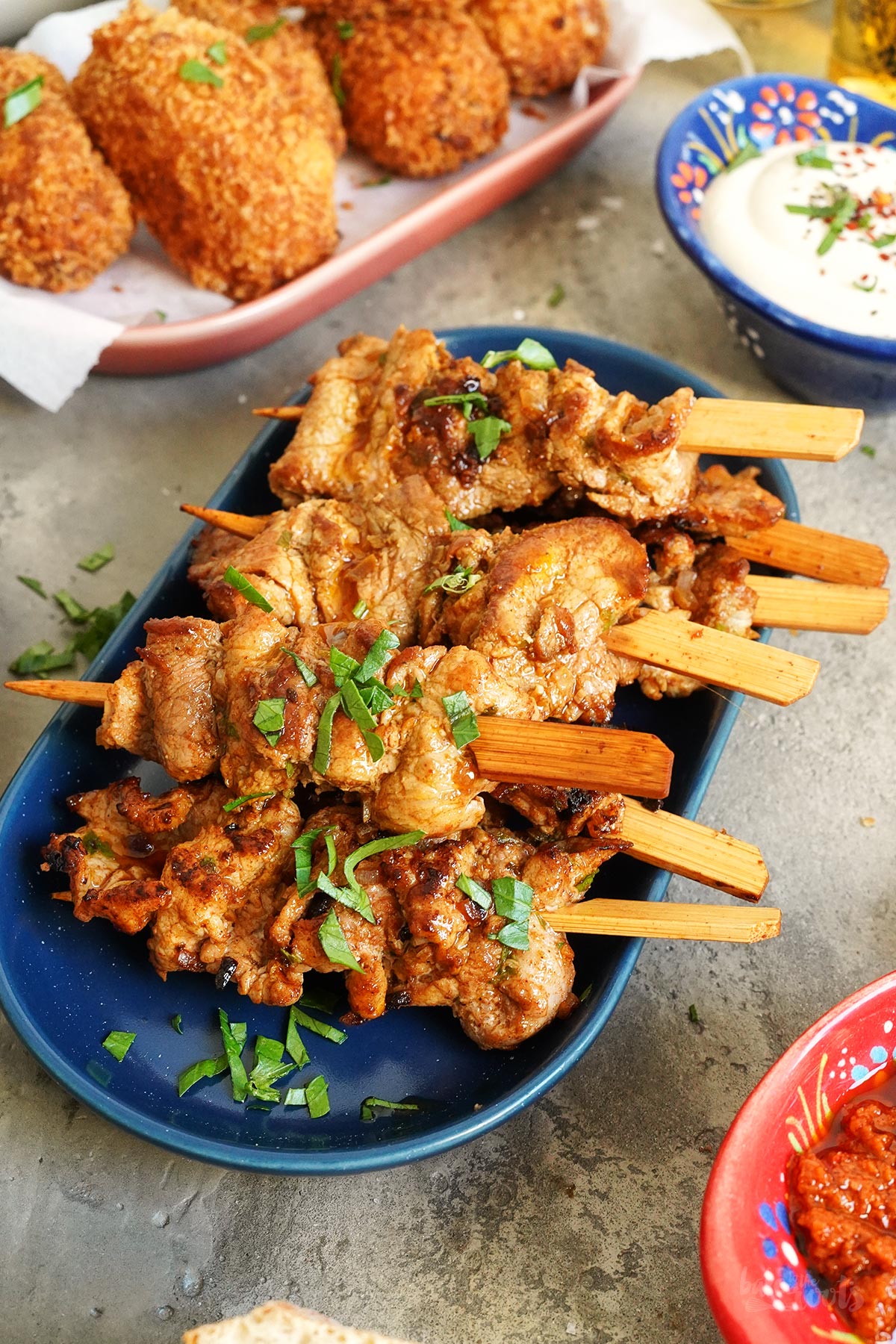 Pinchos Morunos (Maurische Fleischspieße) | Bake to the roots
