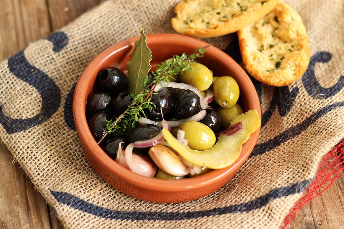 Marinated Olives | Bake to the roots
