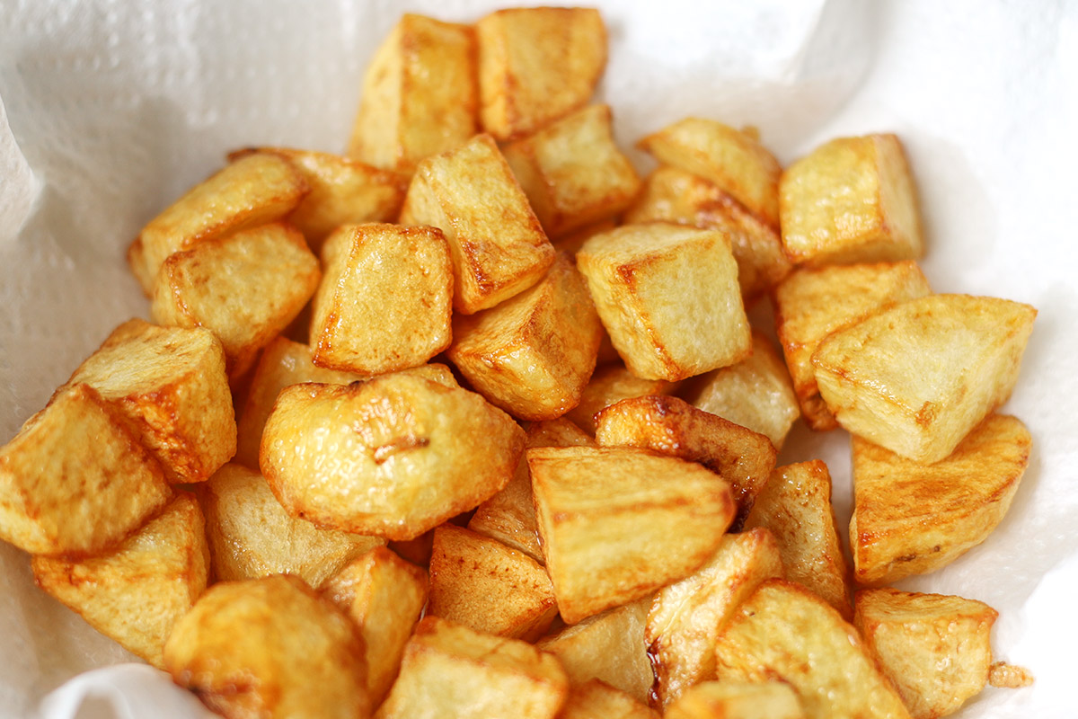 Patatas Bravas with Aioli | Bake to the roots