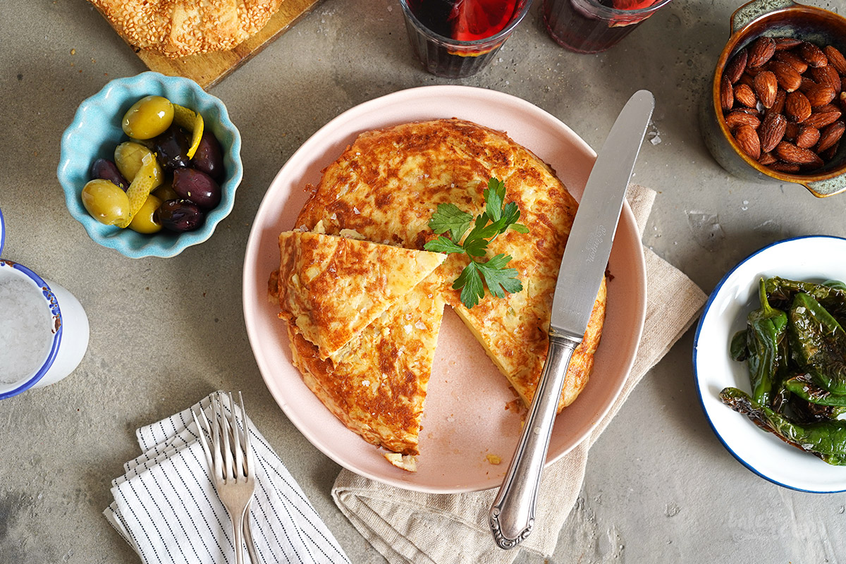 Tortilla de Patatas Española | Bake to the roots