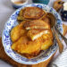 Schwäbische Apfelküchle mit Vanillesoße | Bake to the roots