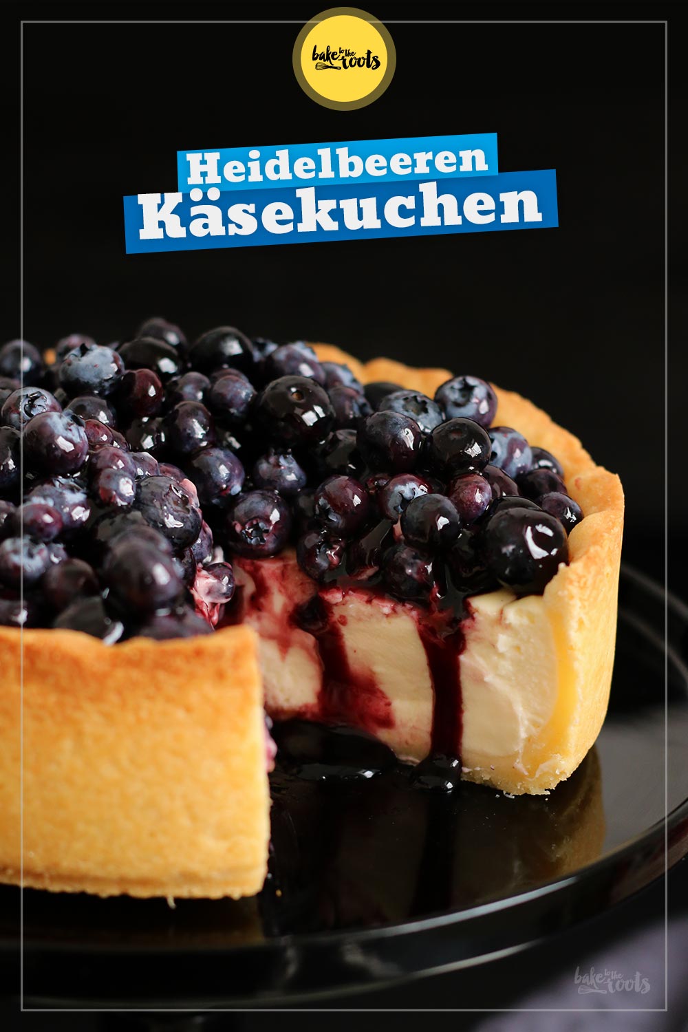 Heidelbeeren Käsekuchen | Bake to the roots