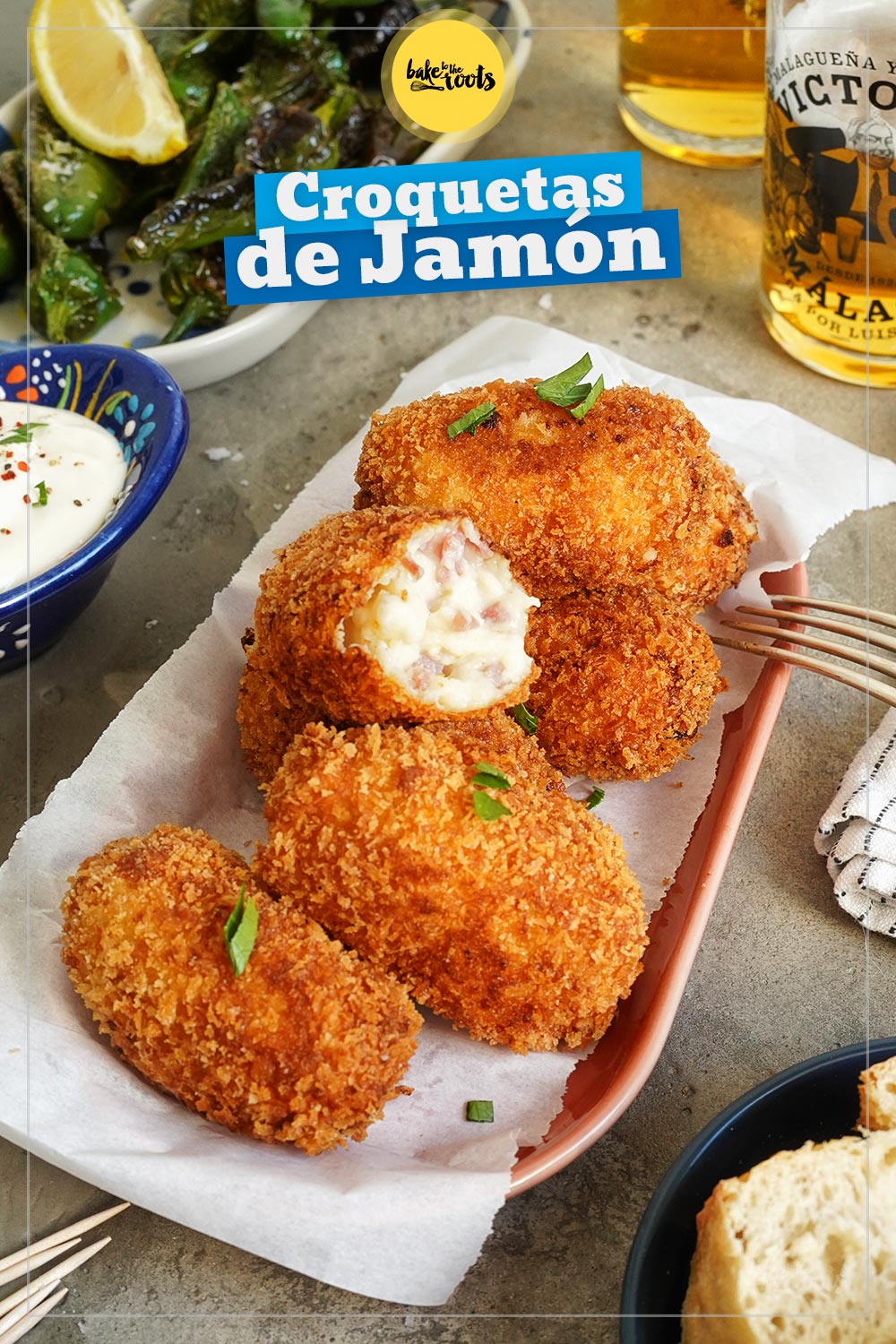 Croquetas de Jamón – a classic Tapas dish! | Bake to the roots