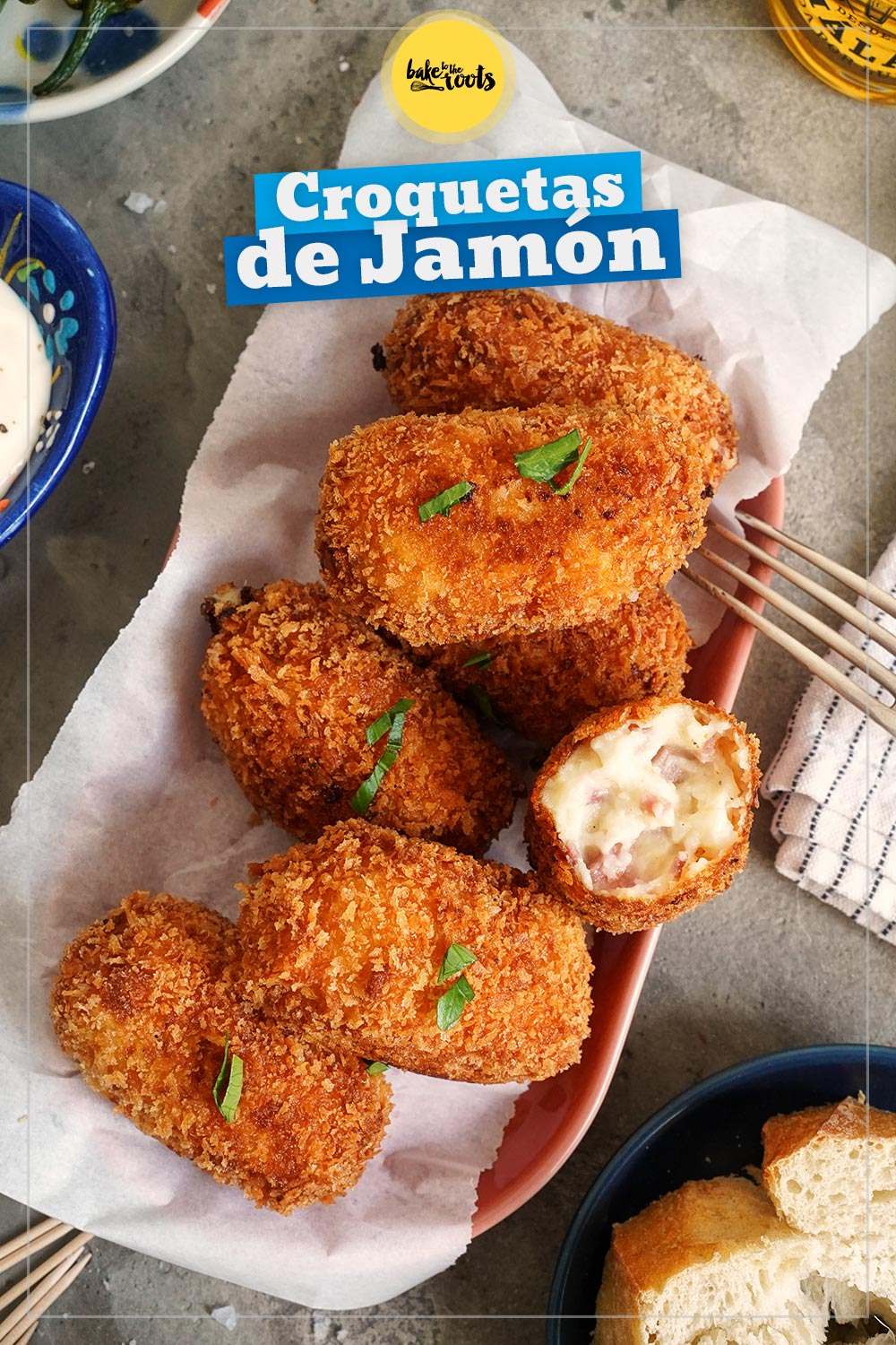 Croquetas de Jamón – a classic Tapas dish! | Bake to the roots