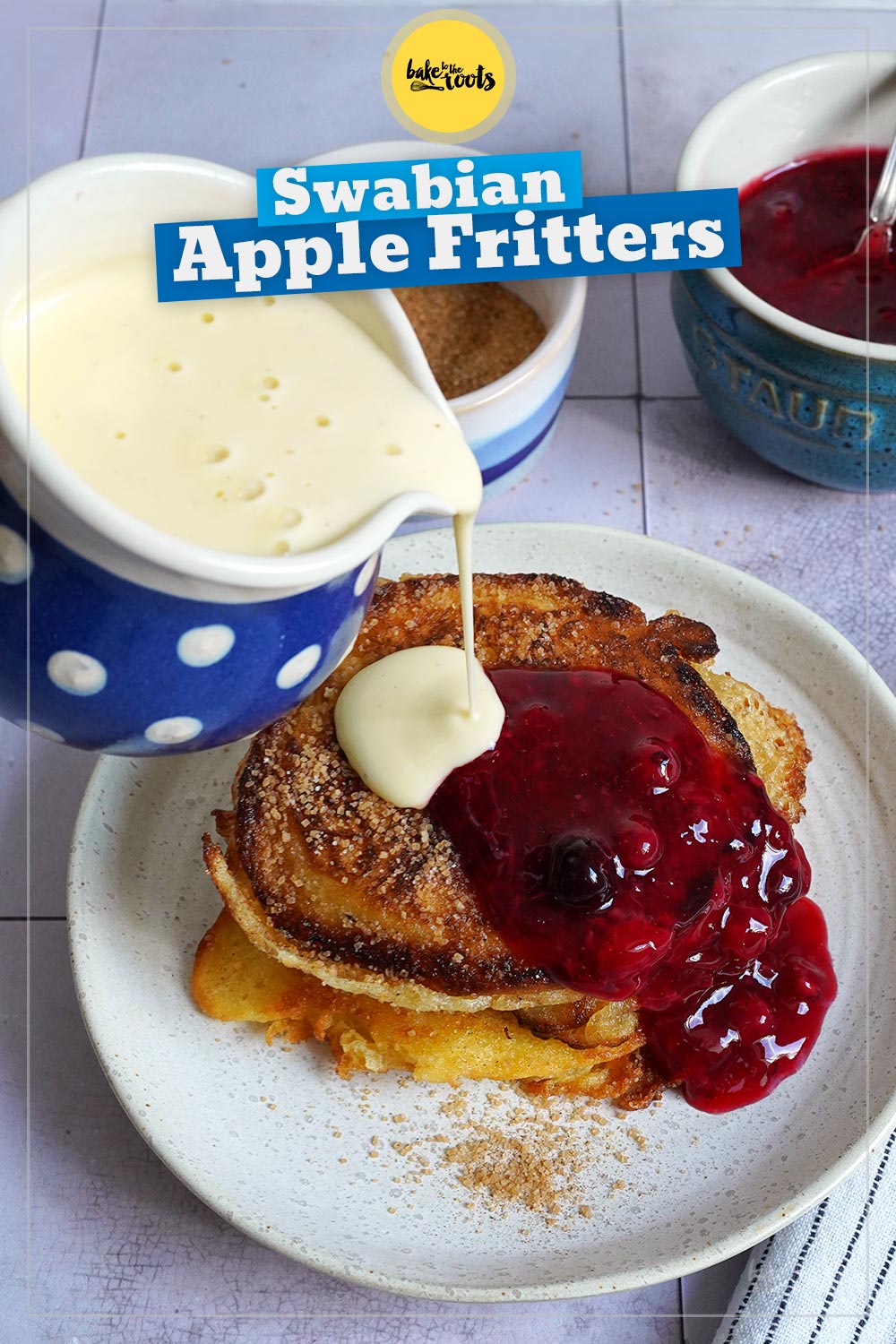 Swabian Apple Fritters aka. Schwäbische Apfelküchle | Bake to the roots