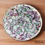 Herbs & Onion Quiche | Bake to the roots