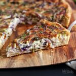 Herbs & Onion Quiche | Bake to the roots