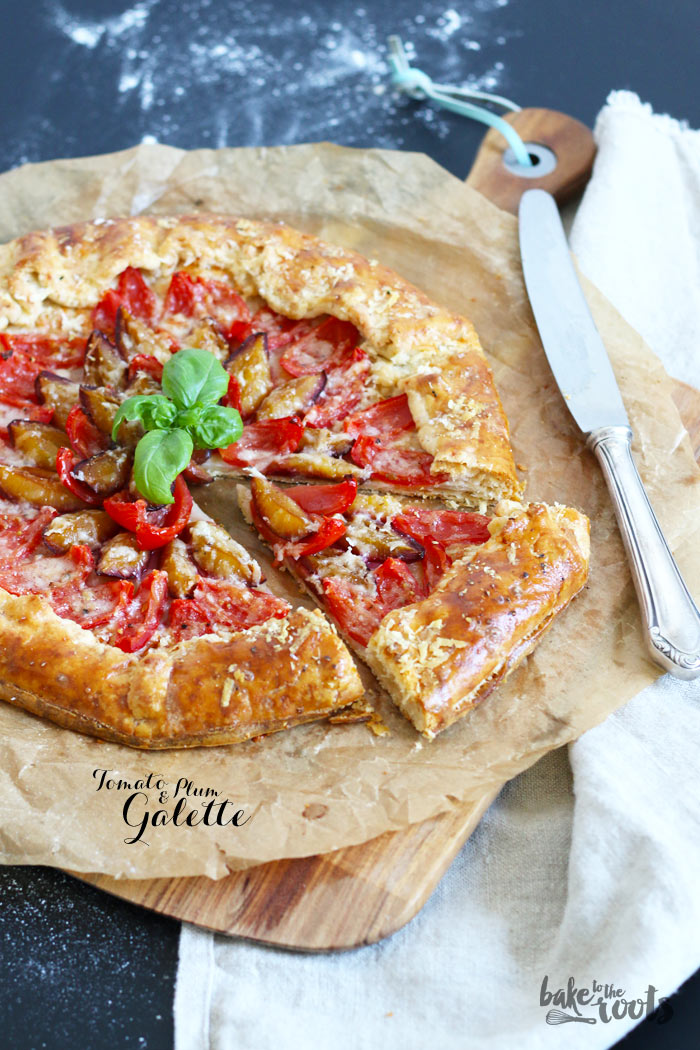 Tomato & Plum Galette | Bake to the roots
