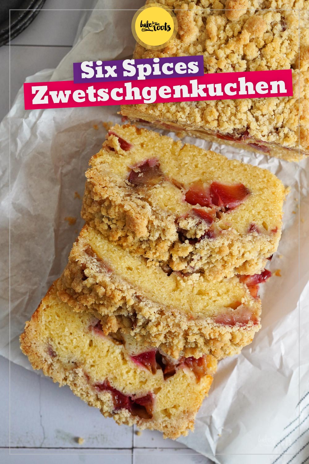 6-Gewürze Zwetschgen Kastenkuchen | Bake to the roots