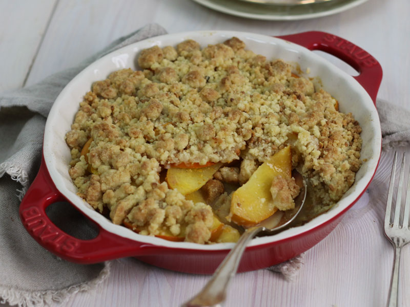 Japanese Persimmon Cobbler | Bake to the roots