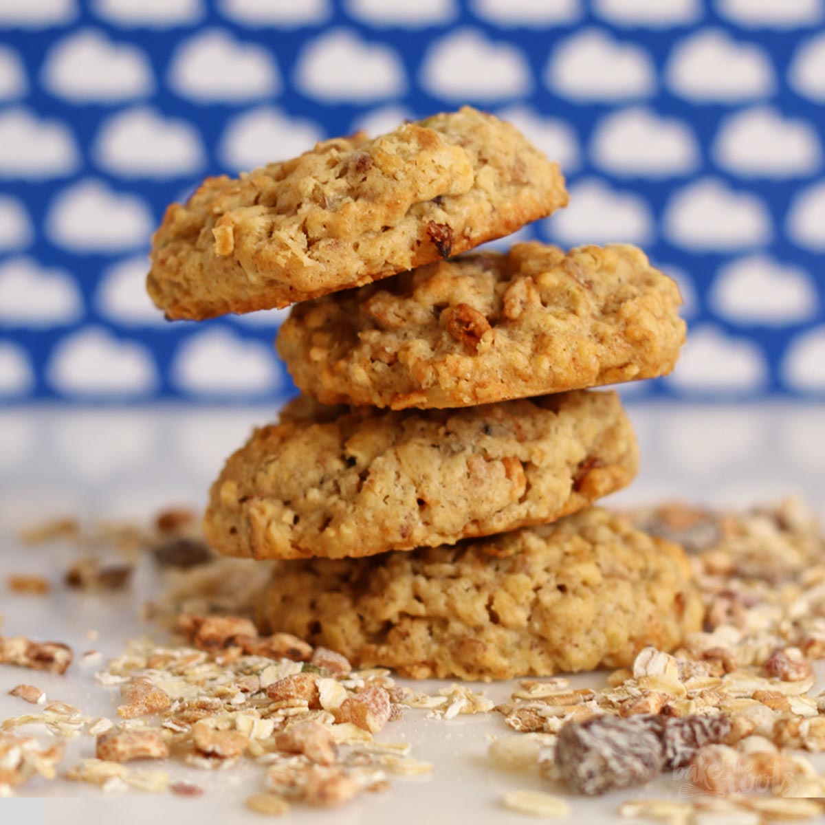 Simple & Easy Granola (Muesli) Cookies | Bake to the roots