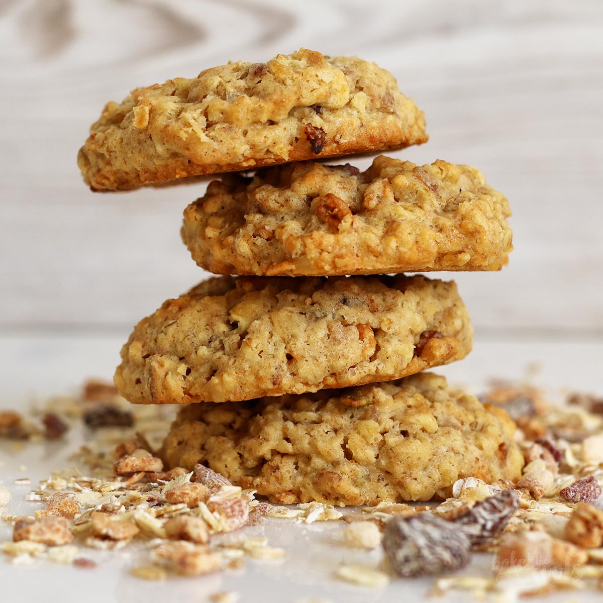 Simple & Easy Granola (Muesli) Cookies | Bake to the roots