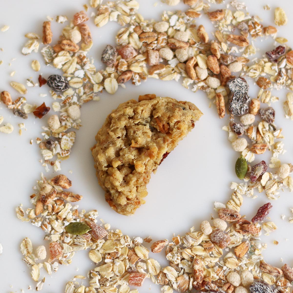 Simple & Easy Granola (Muesli) Cookies | Bake to the roots