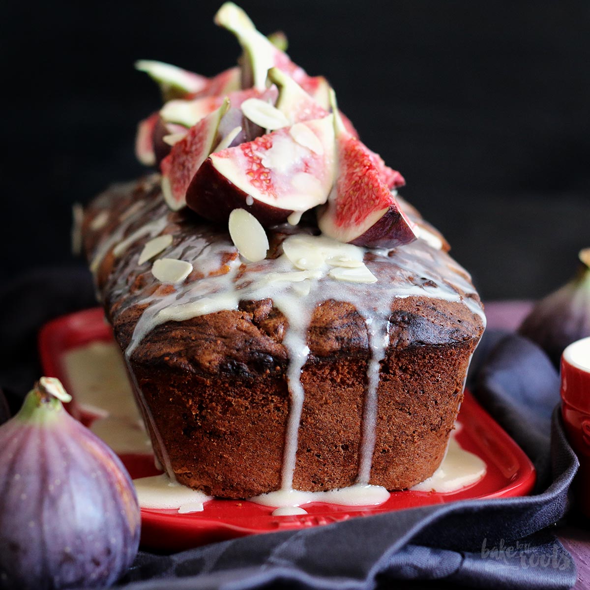 Tea Cake mit Marzipan & Feigen | Bake to the roots