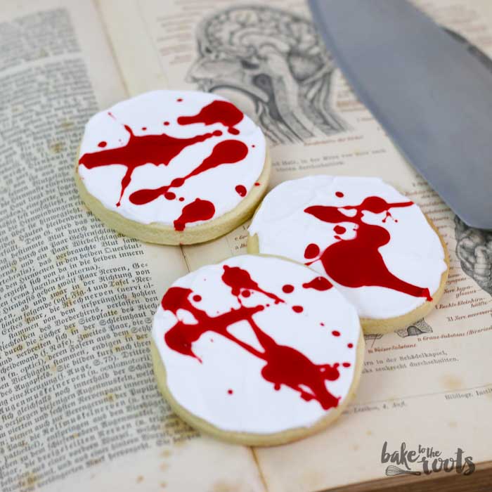 Halloween Cookies "Bloody Mess" | Bake to the roots
