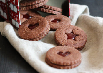 Chocolate Spitzbuben | Bake to the roots