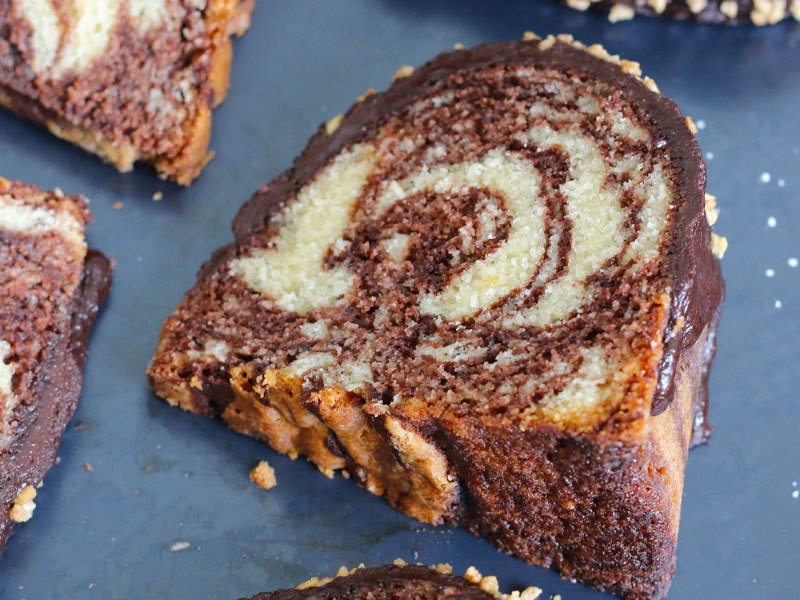 Zebra Bundt Cake | Bake to the roots