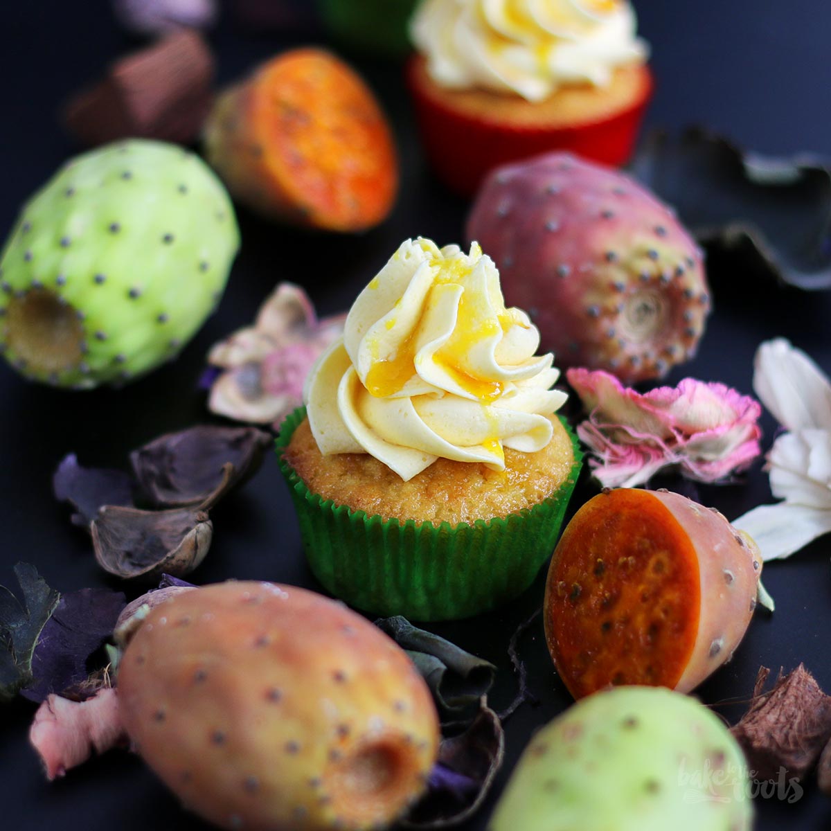 Prickly Pear Cupcakes | Bake to the roots