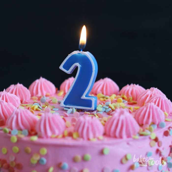 Birthday Cake with Marzipan - Happy Birthday Knusperstübchen | Bake to ...