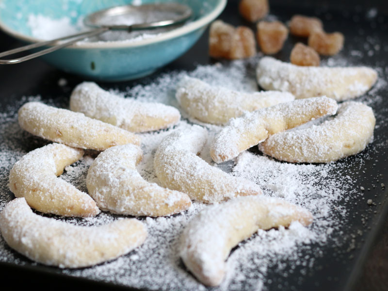 Ingwer Kipferl | Bake to the roots