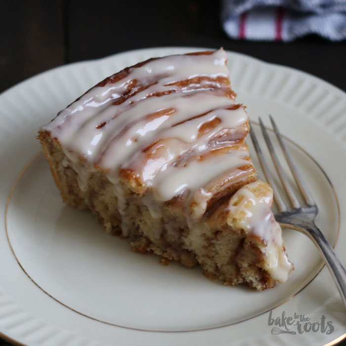 Cinnamon Roll Cake | Bake to the roots