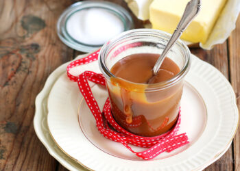 Homemade Salted Caramel Sauce | Bake to the roots