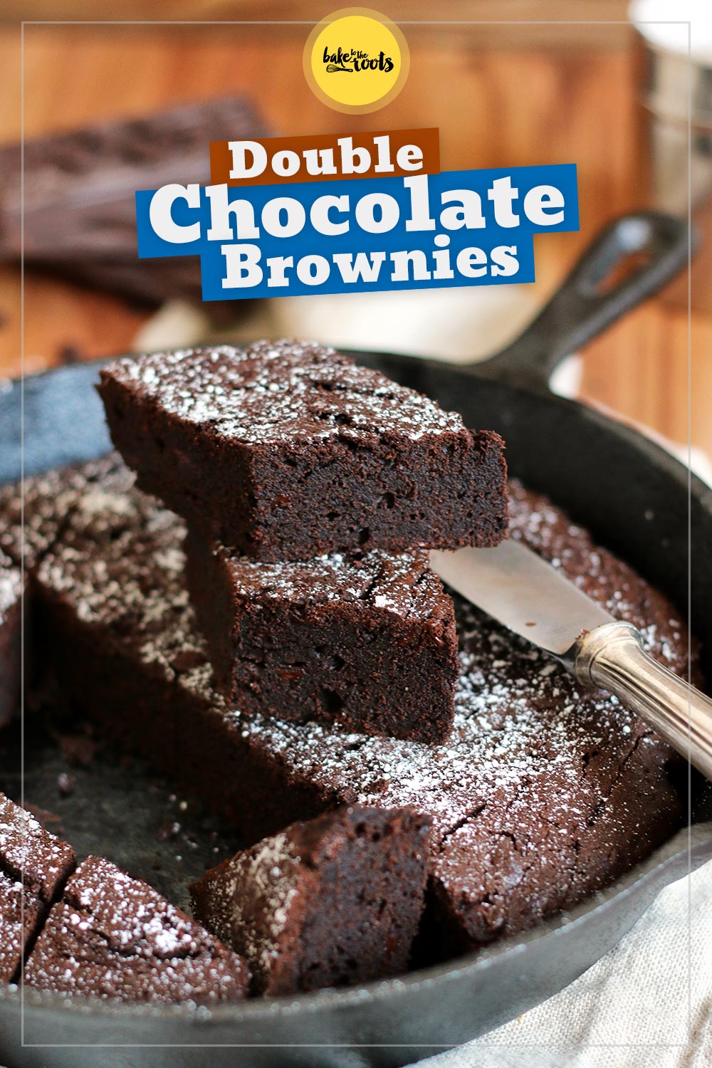 Double Chocolate Brownies | Bake to the roots