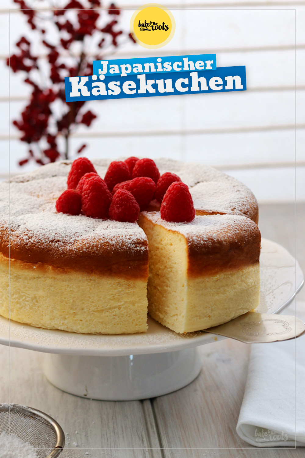 Japanischer Käsekuchen aka. Cotton Cheesecake | Bake to the roots