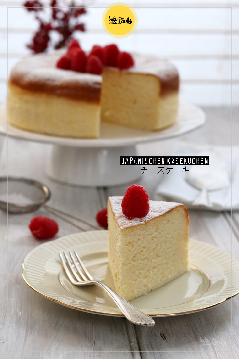 Japanischer Käsekuchen aka. Cotton Cheesecake | Bake to the roots