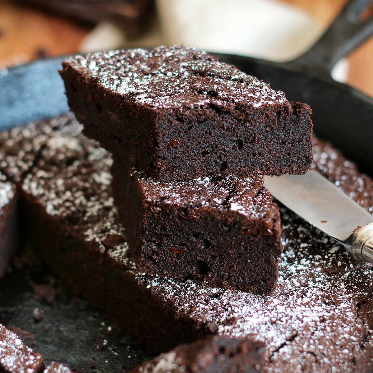 Double Chocolate Brownies | Bake to the roots