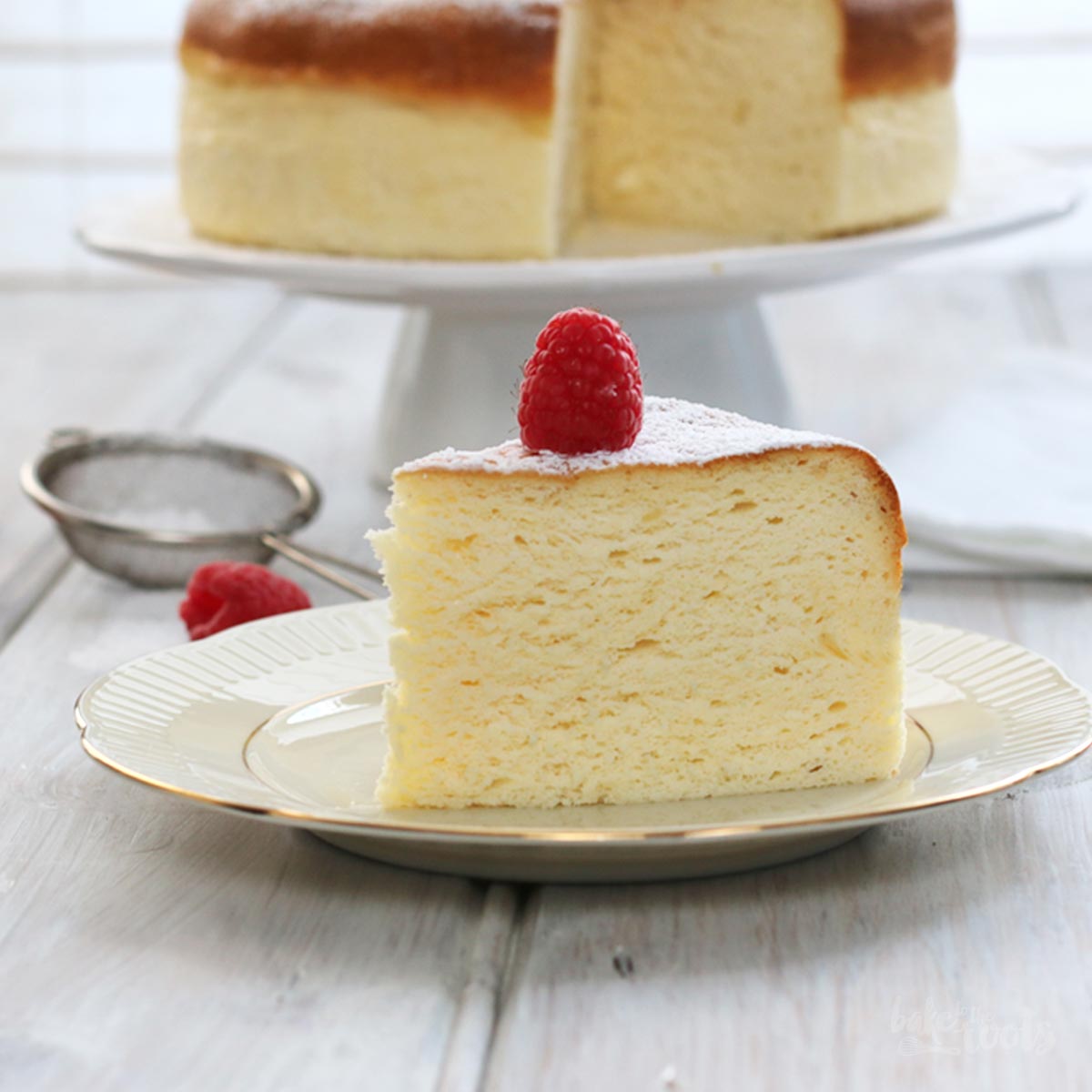 Japanischer Käsekuchen aka. Cotton Cheesecake | Bake to the roots
