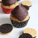 Oreo Nougat Cupcakes | Bake to the roots
