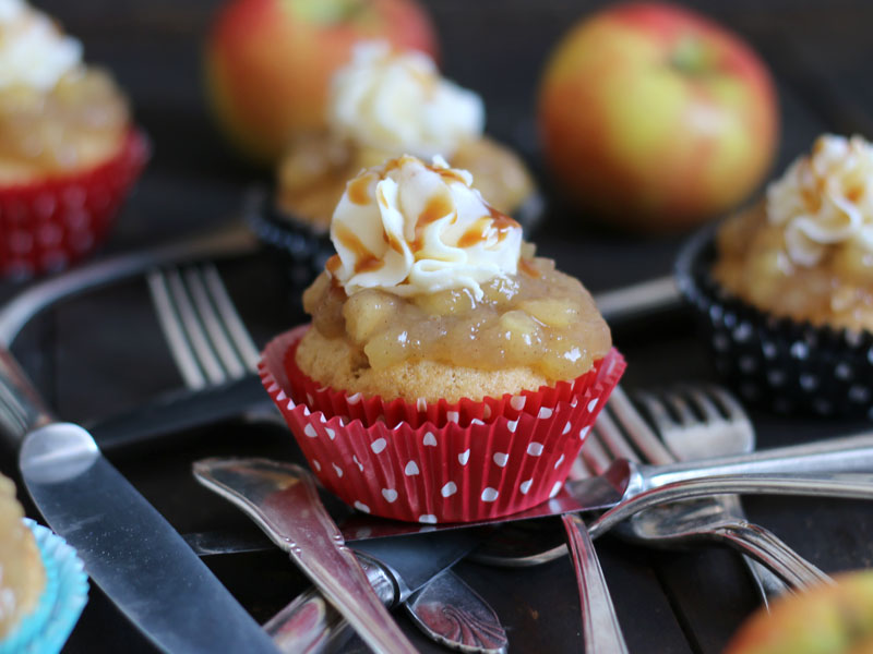 Apple Pie Cupcakes | Bake to the roots