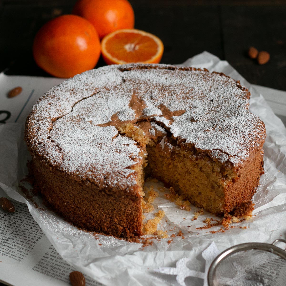 Tarta de Santiago aka. Mandelkuchen | Bake to the roots