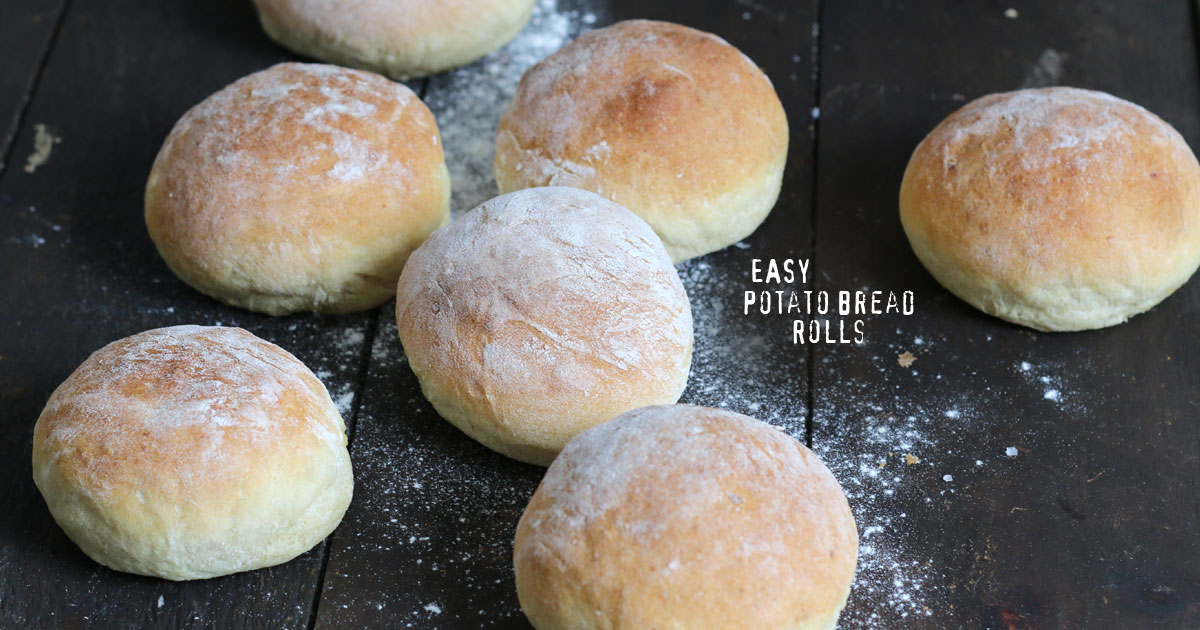Easy Potato Bread Rolls Bake to the roots
