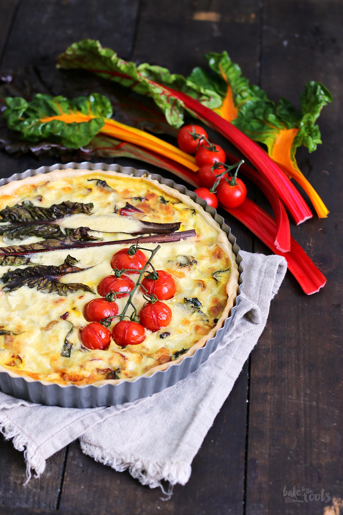 Swiss Chard Quiche | Bake to the roots