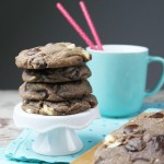 Soft Nutella Double Chocolate Chip Cookies | Cookie Friday with "Nom Noms Treats of Life"