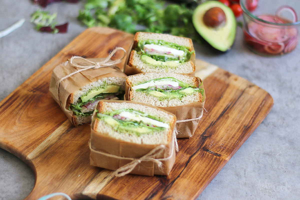 Green Sandwiches | Bake to the roots