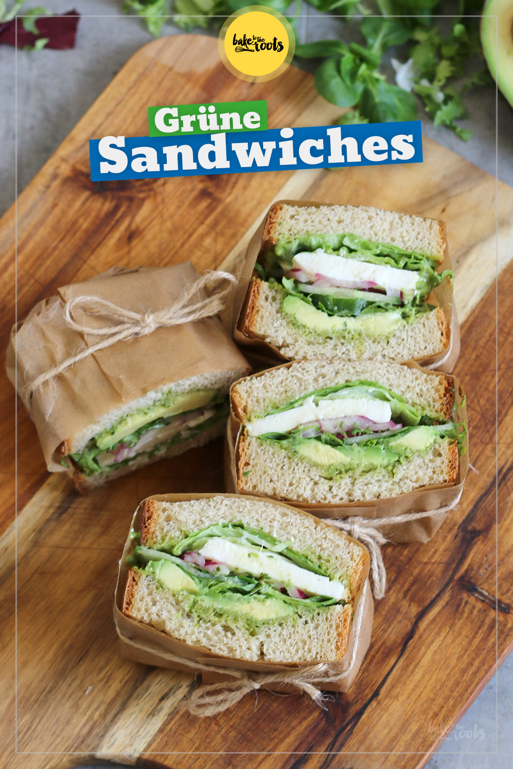 Einfache & Schnelle Grüne Sandwiches | Bake to the roots