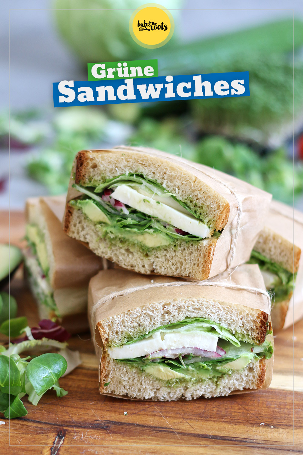 Einfache & Schnelle Grüne Sandwiches | Bake to the roots