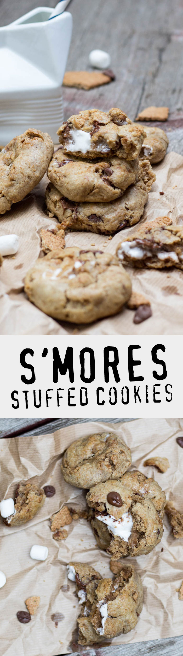 Super delicious S'mores Stuffed Cookies | Cookie Friday with "dipi..t..seren(ity)"