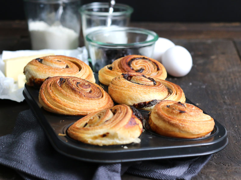 Cruffins with Prunes | Bake to the roots