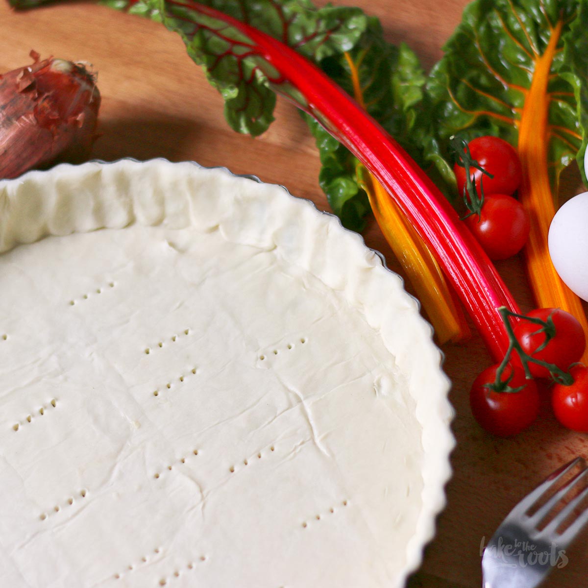 Swiss Chard Quiche | Bake to the roots