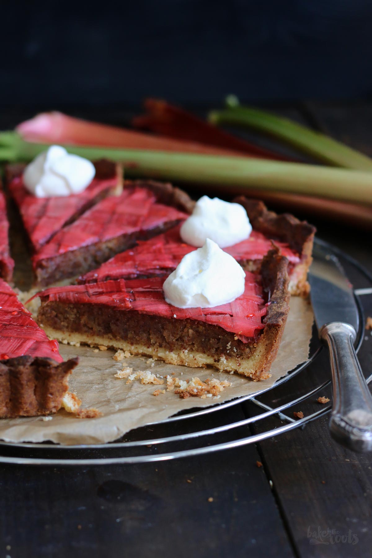 Rhabarber Frangipane Tarte | Bake to the roots
