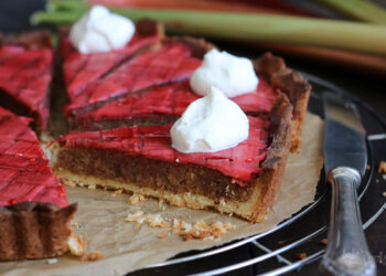 Rhabarber Frangipane Tarte | Bake to the roots